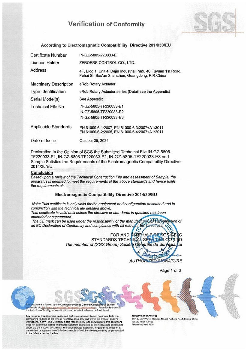 CE Certificate